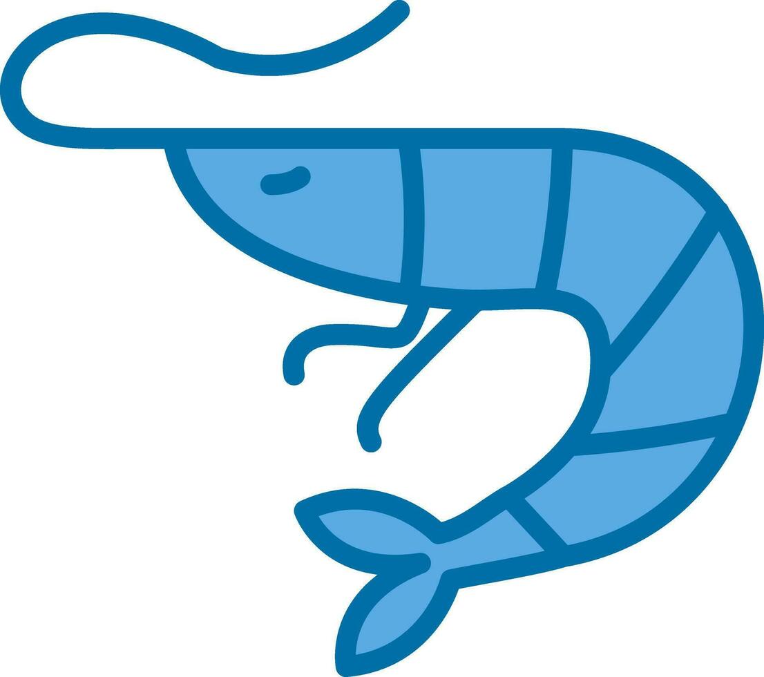 Shrimp Vector Icon Design