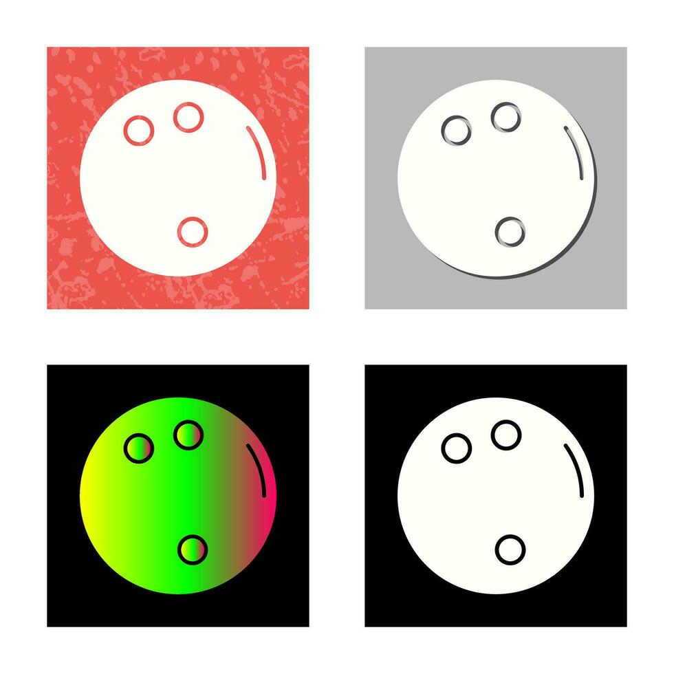 Bowling Ball Vector Icon