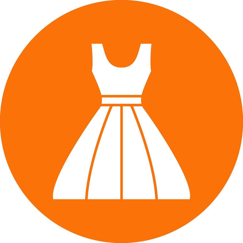 Dress Vector Icon Design