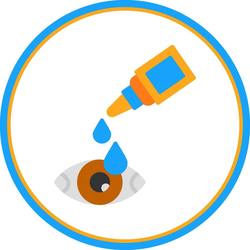 Eye drop Vector Icon Design