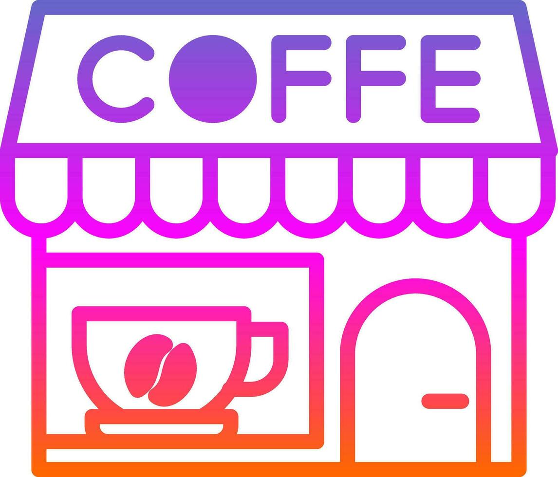 Coffee shop Vector Icon Design