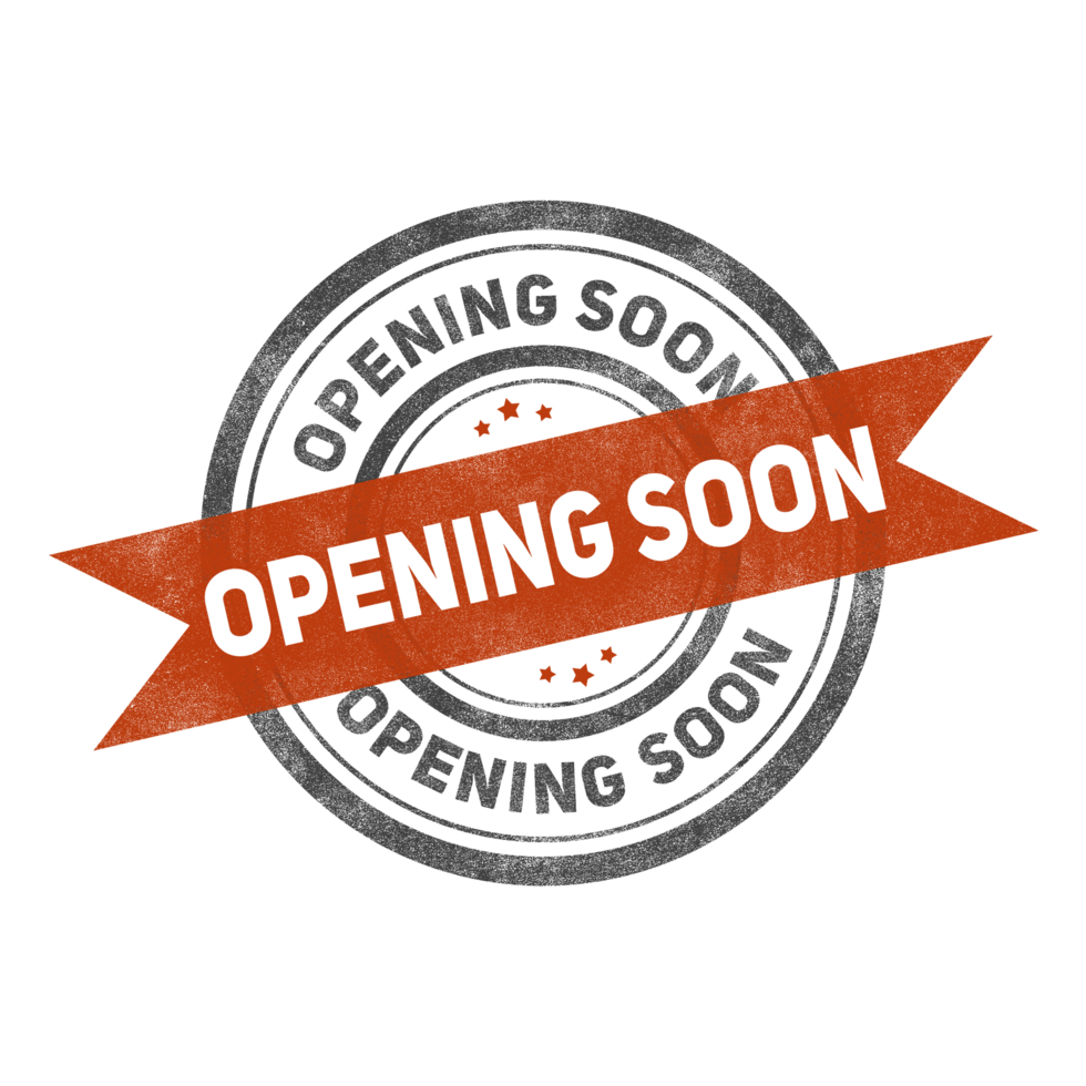 Opening Soon circle design png
