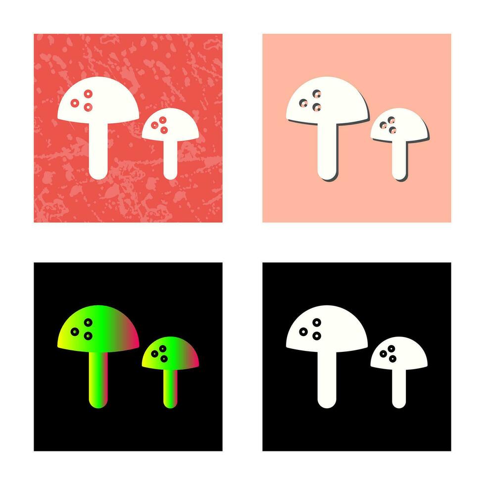 Mushrooms Vector Icon
