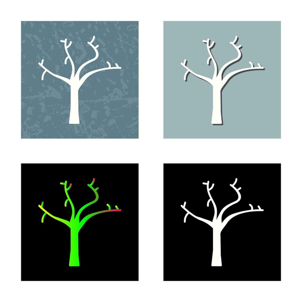 Tree with no Leaves Vector Icon