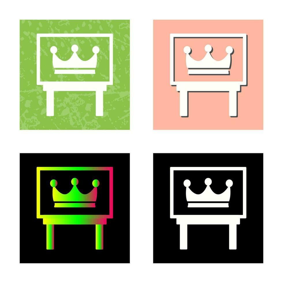 Crown Exhibit Vector Icon