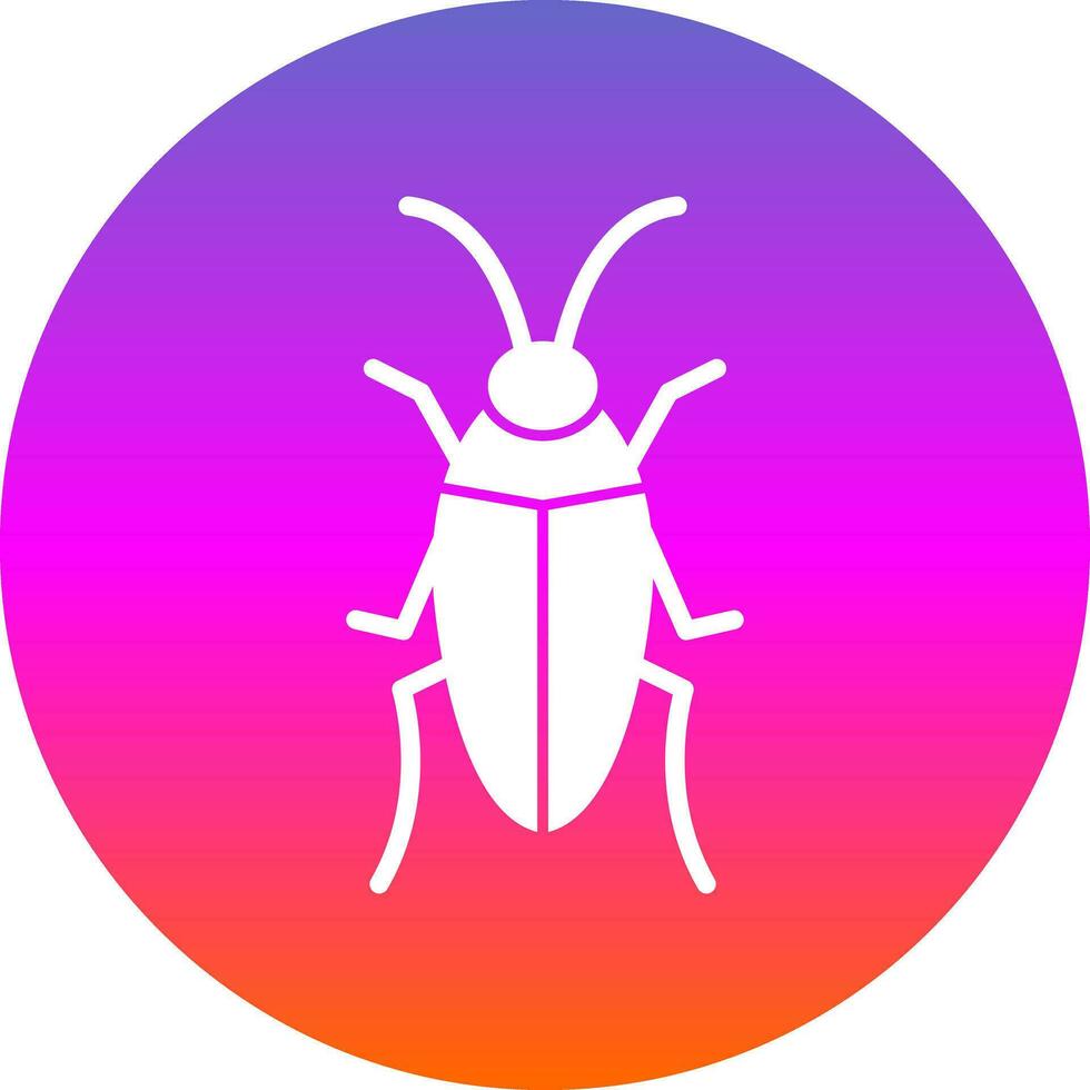 Cockroach Vector Icon Design