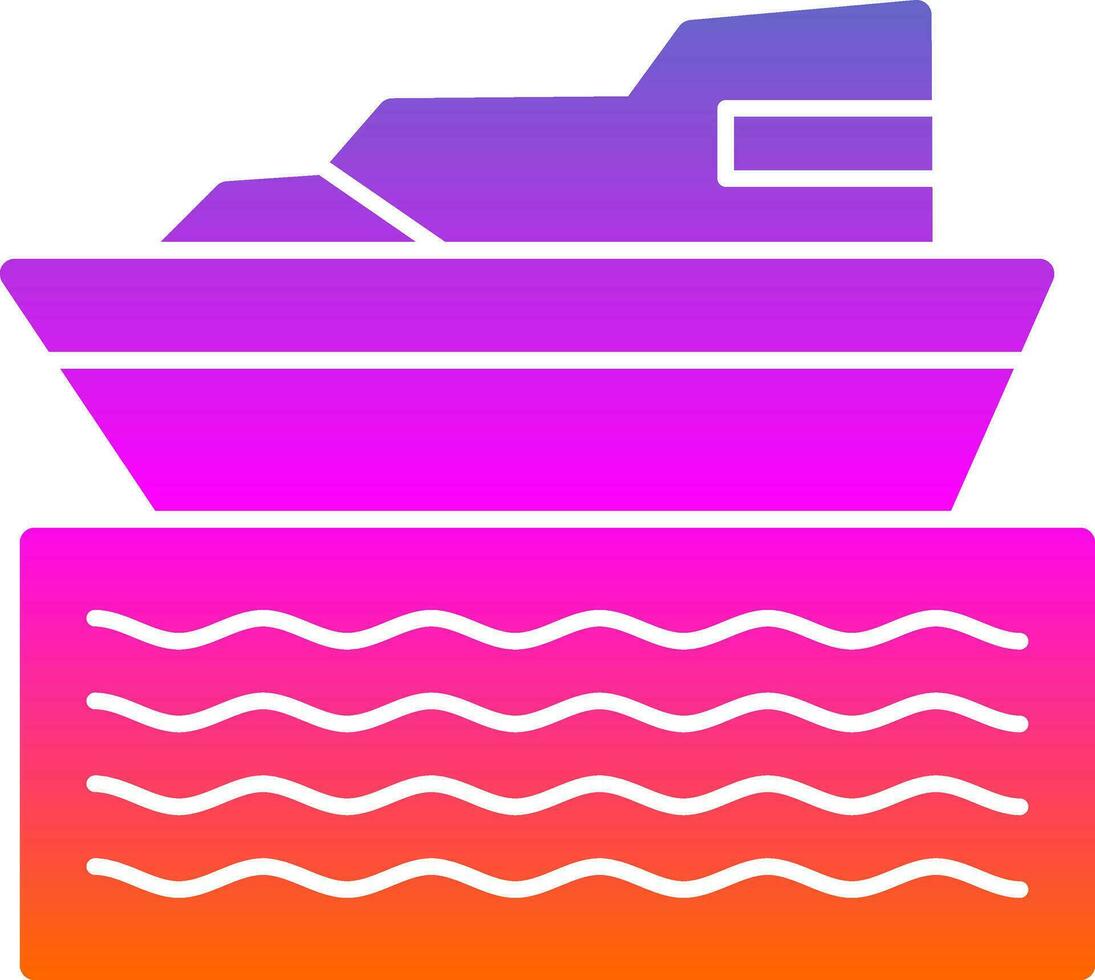 diseño de icono de vector de barco