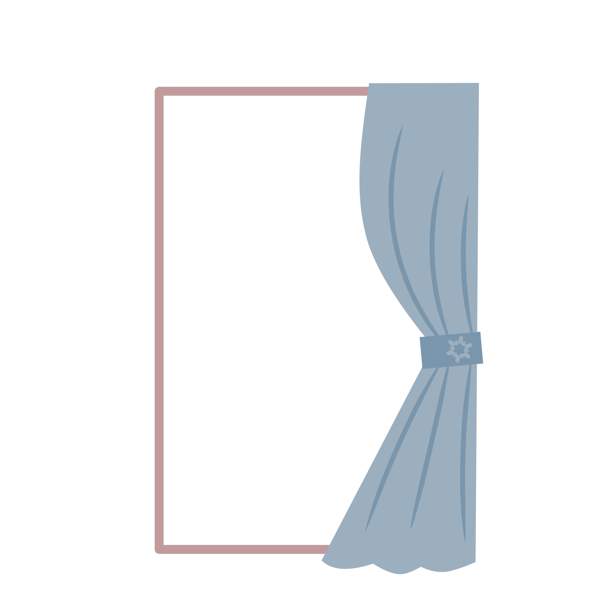 Cute Window Curtain 25224780 PNG