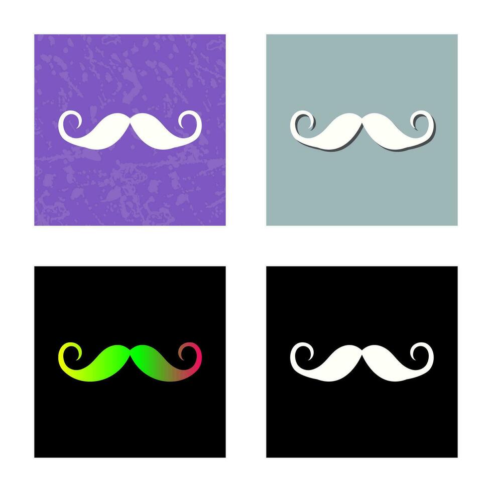 icono de vector de bigote