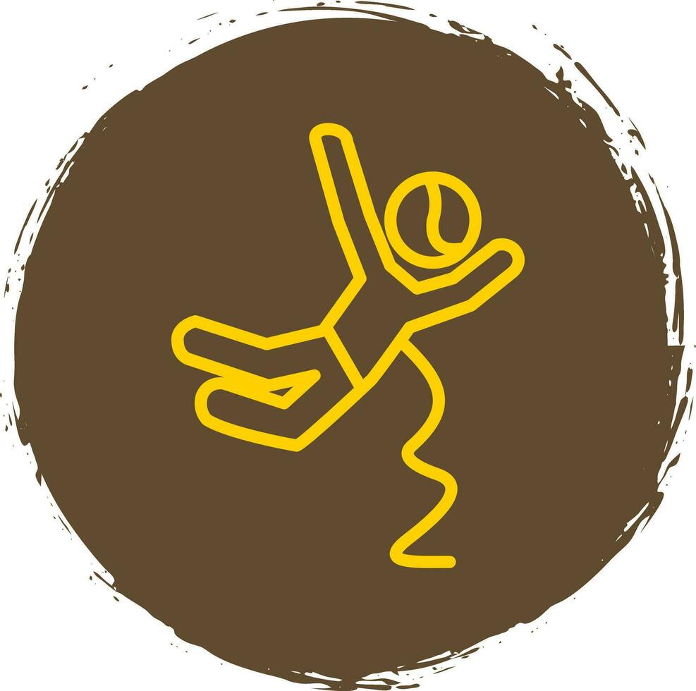 Base jumping Vector Icon Design