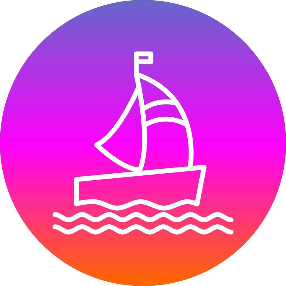 Boat Vector Icon Design