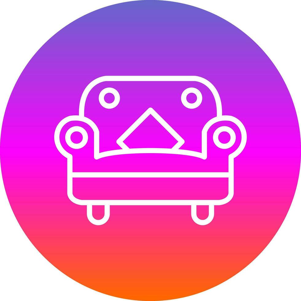 Sofa Vector Icon Design
