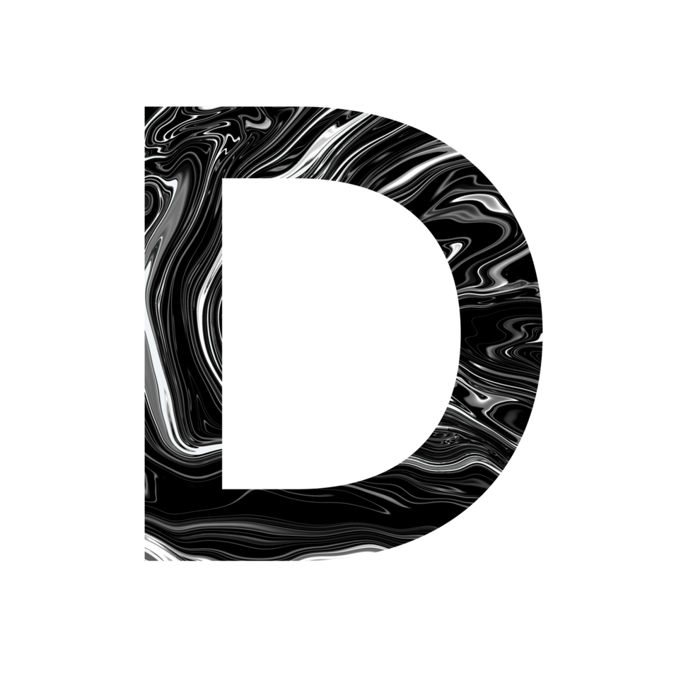 black marble texture letter png