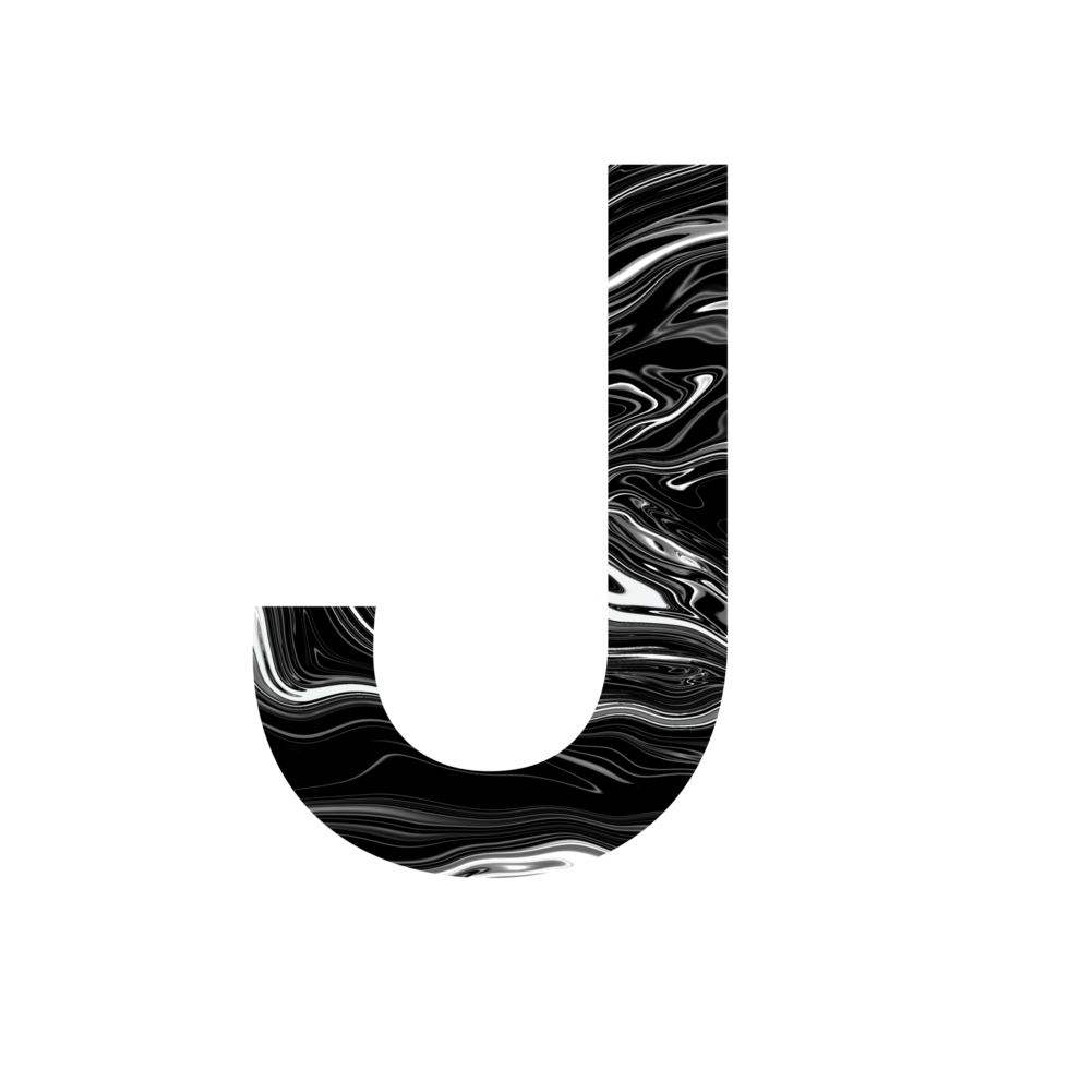 black marble texture letter png