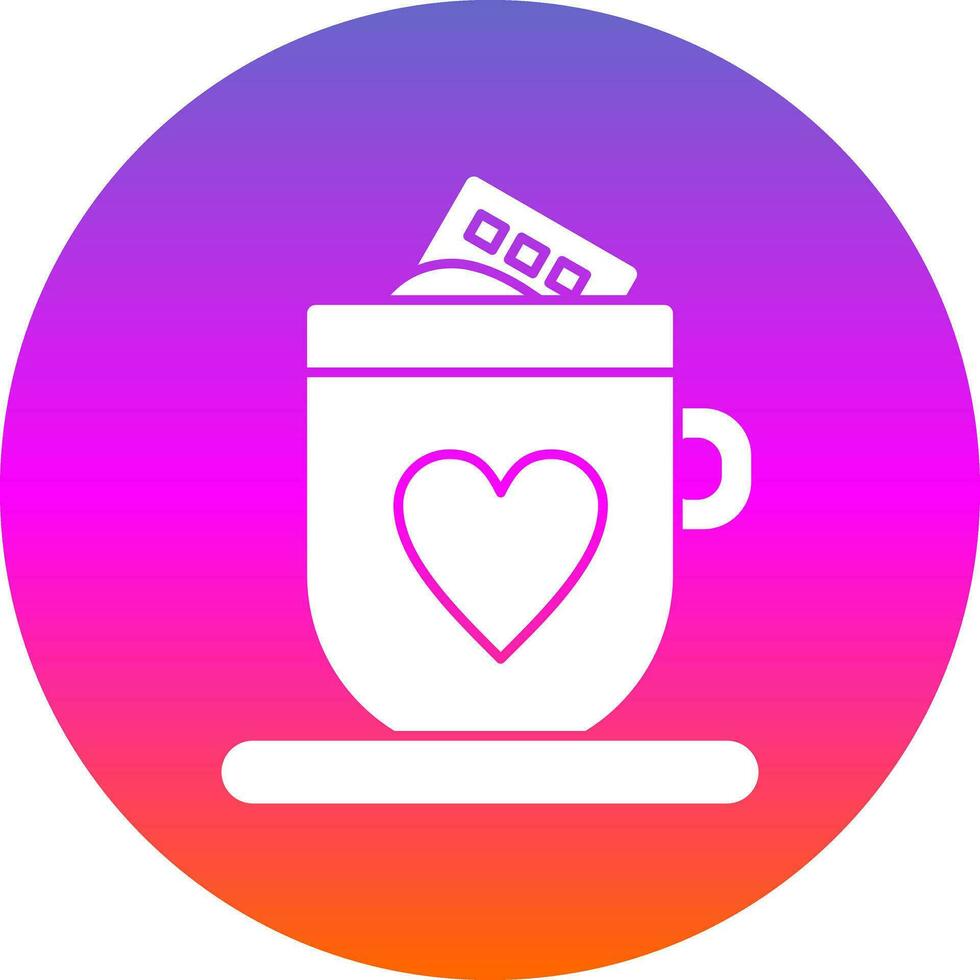 Hot chocolate Vector Icon Design