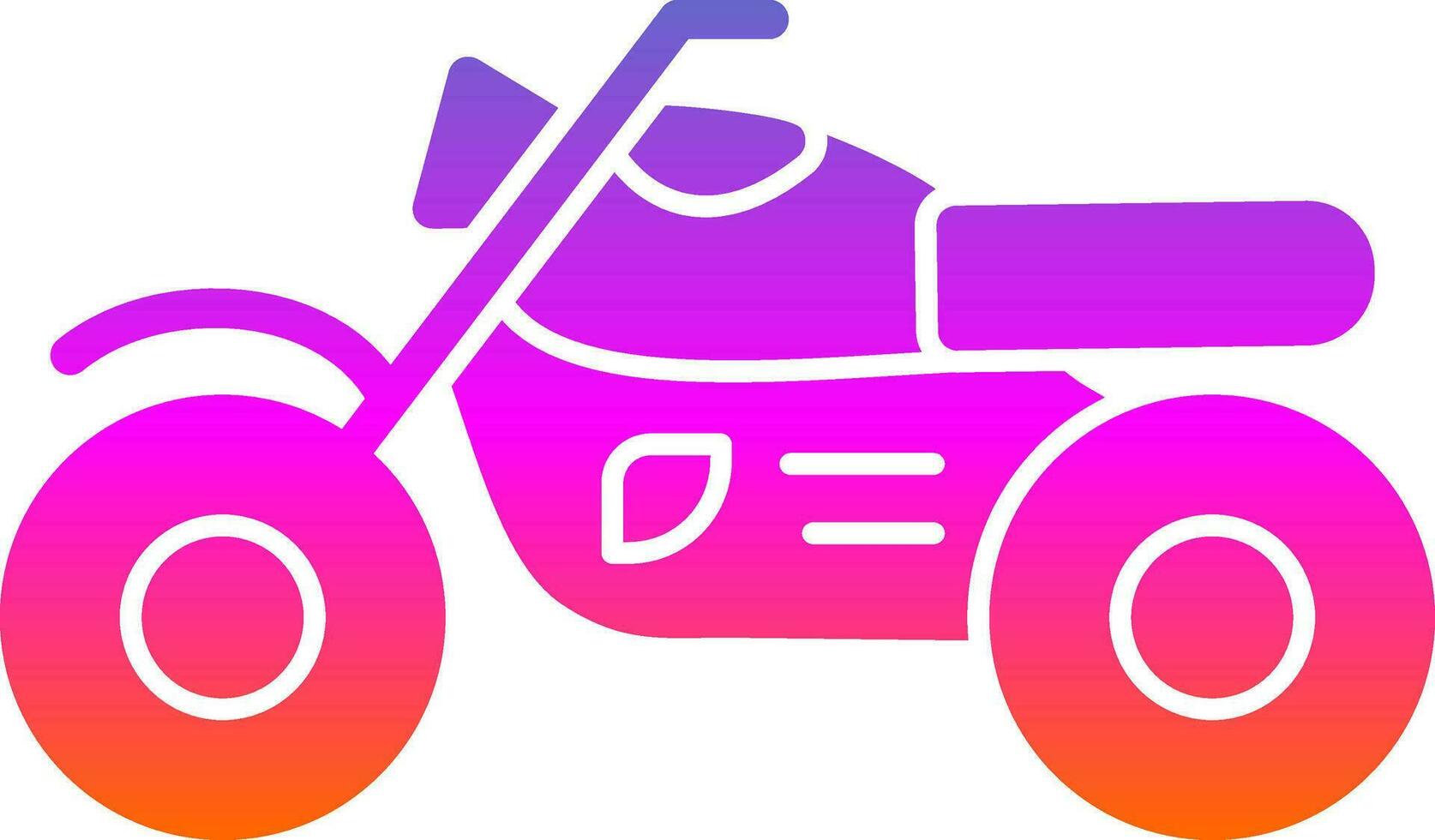 Motorbike Vector Icon Design
