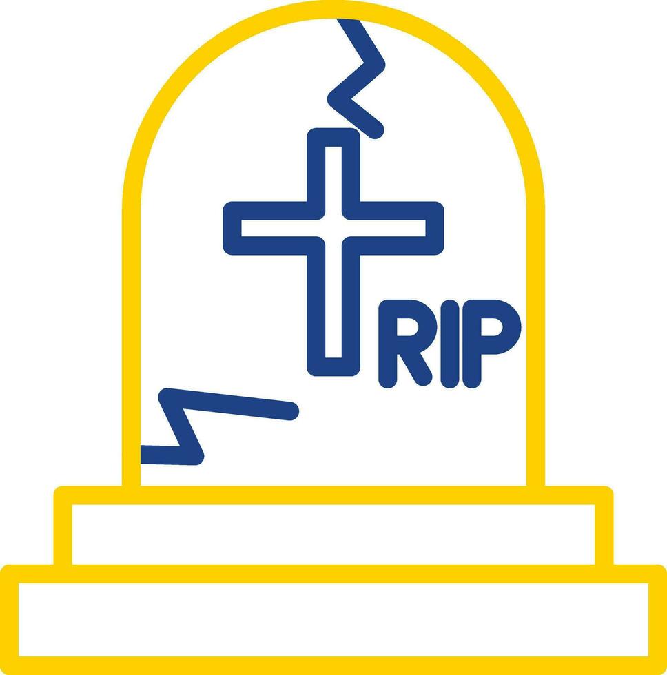 Cemetery Vector Icon Design