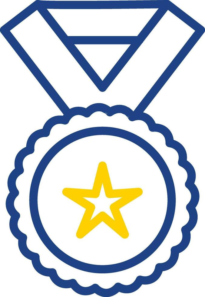 diseño de icono de vector de medalla