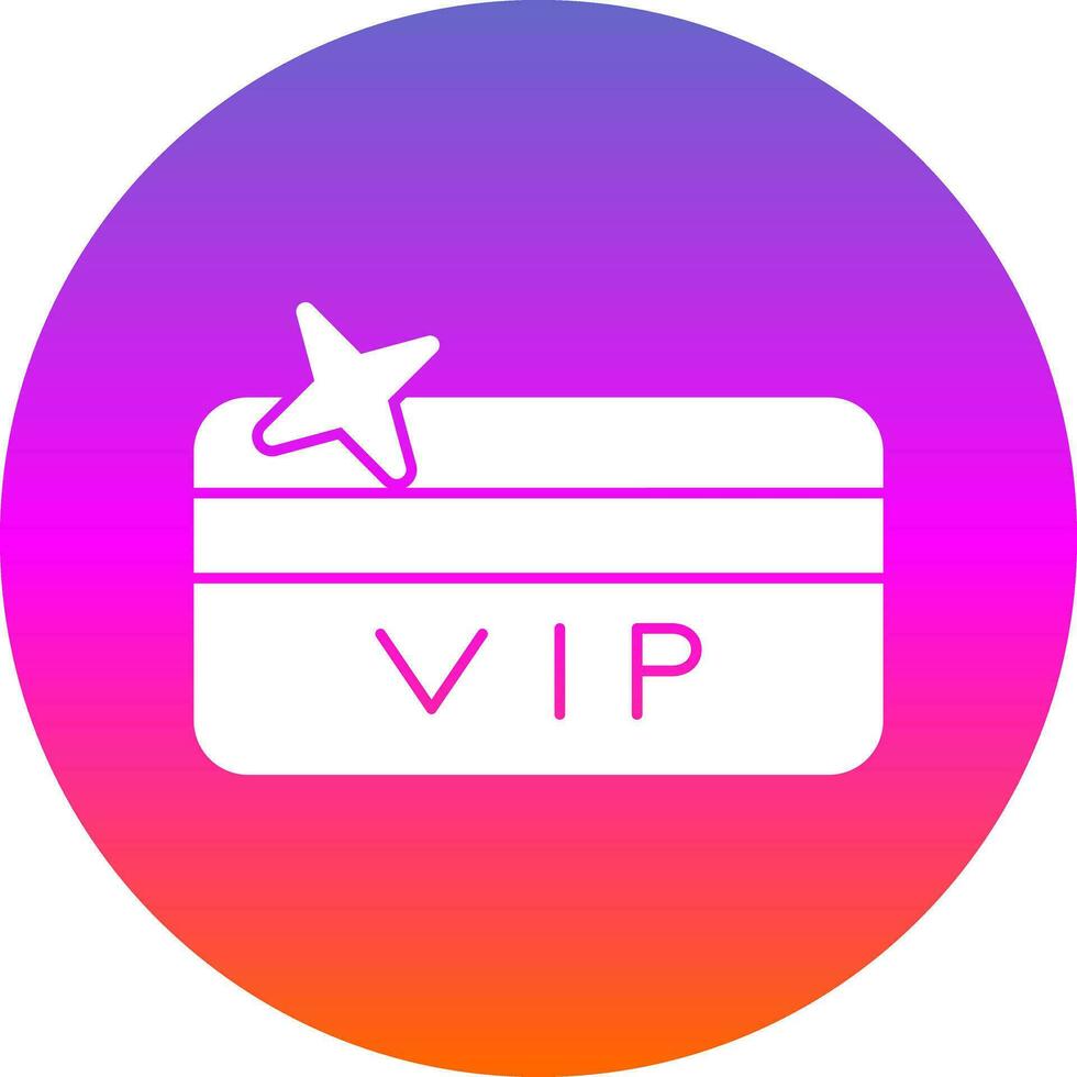 diseño de icono de vector de tarjeta vip