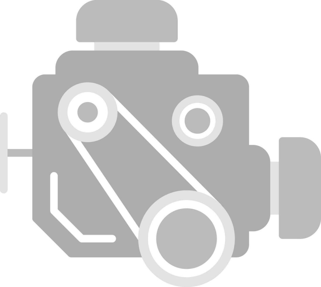 Car engine Vector Icon Design