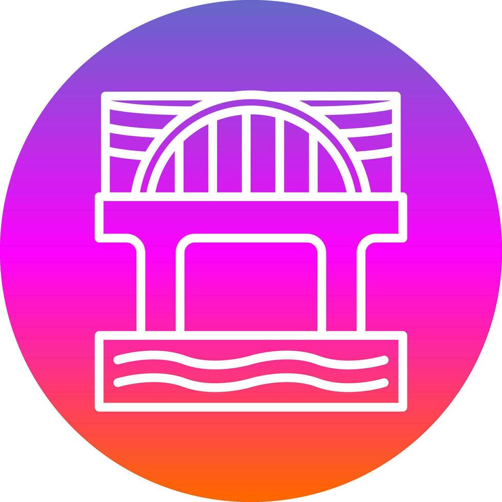 diseño de icono de vector de puente