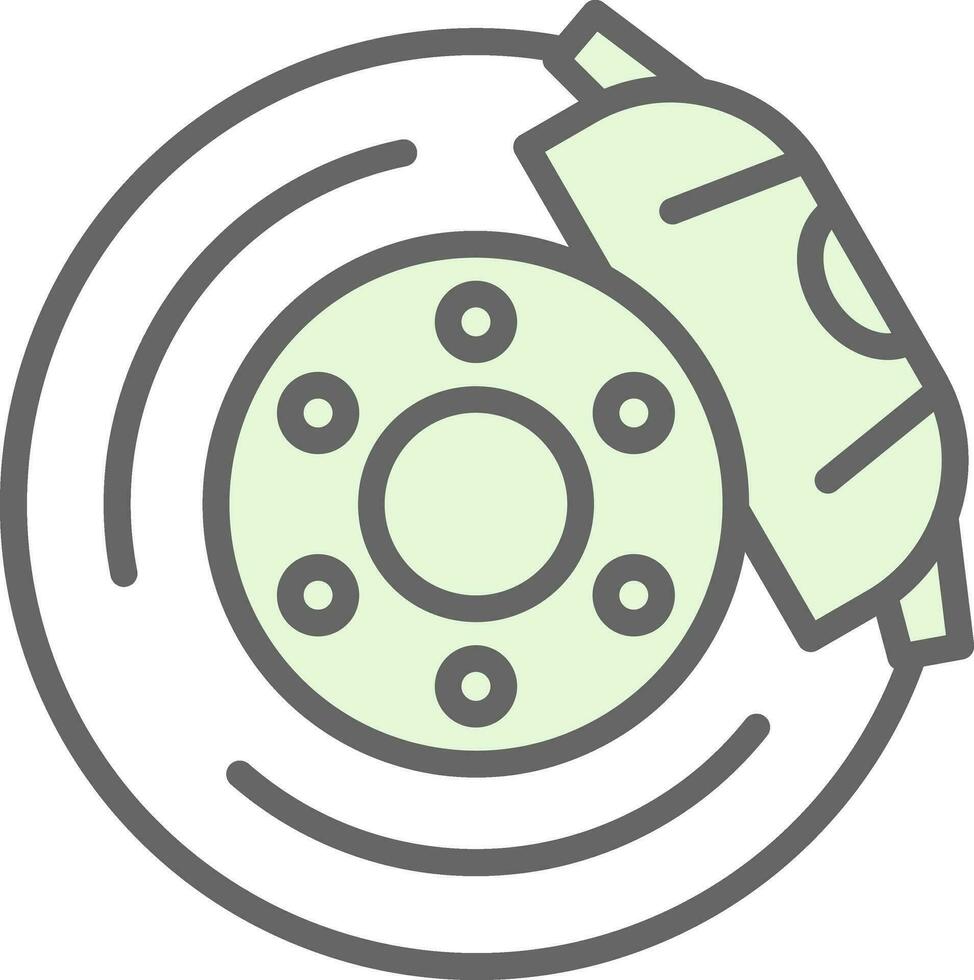 Brake disc Vector Icon Design