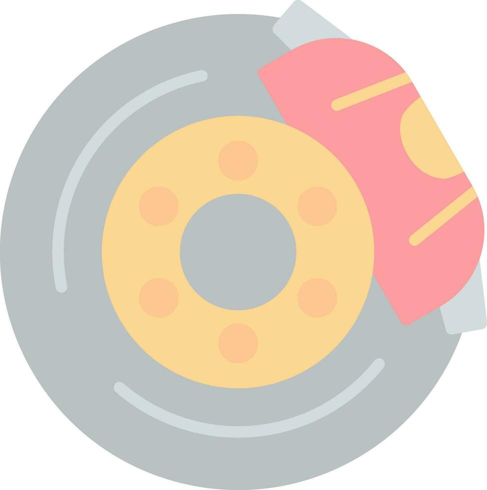 Brake disc Vector Icon Design