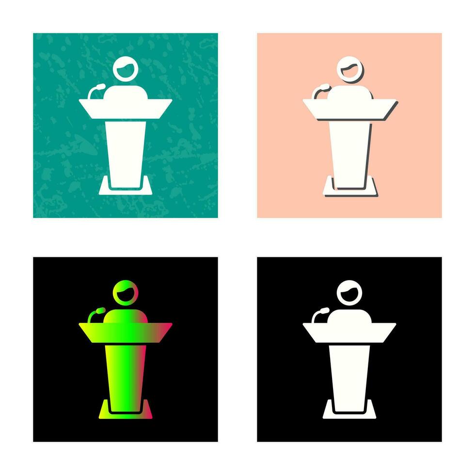 Elected Candidate Vector Icon