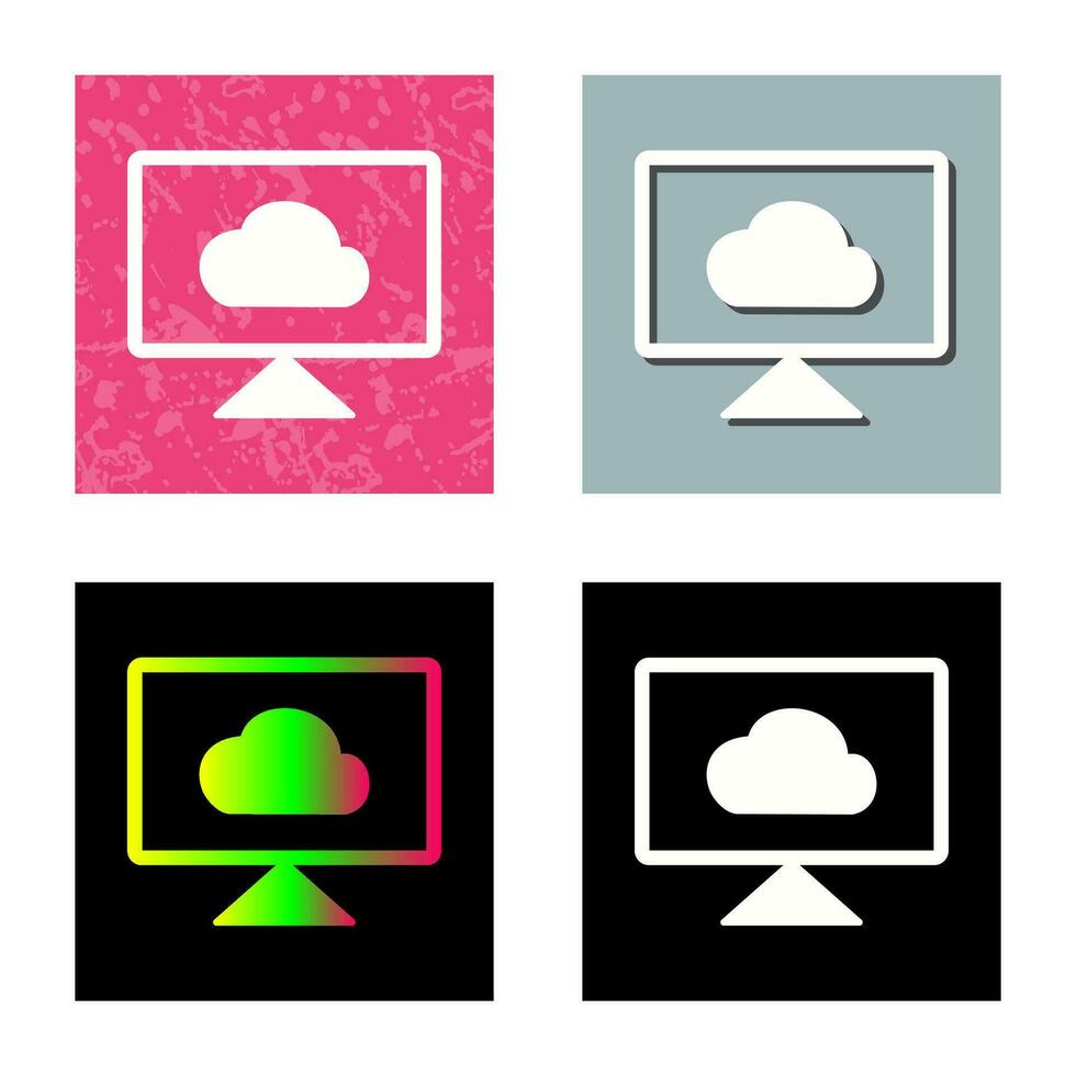 Cloud System Vector Icon