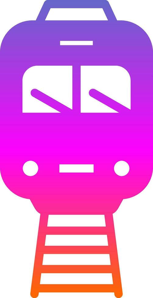 Tram Vector Icon Design