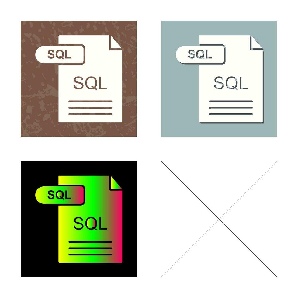 SQL Vector Icon