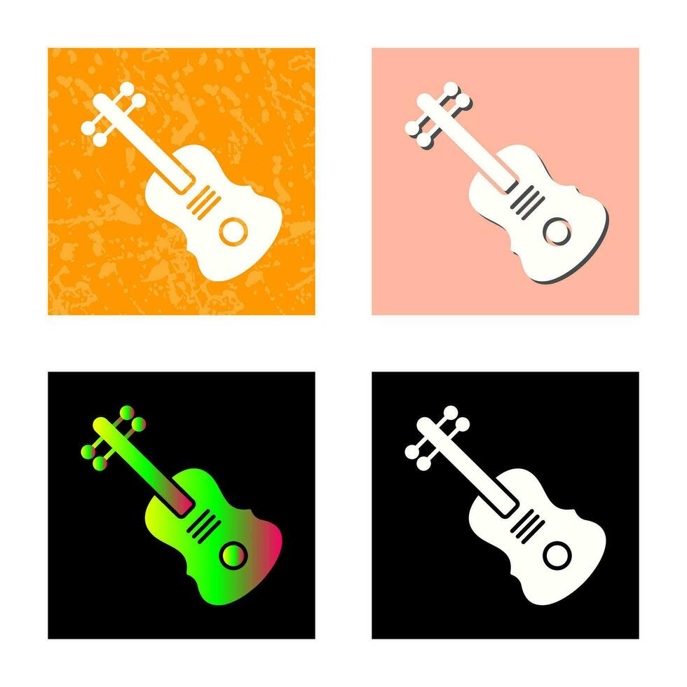 icono de vector de violín