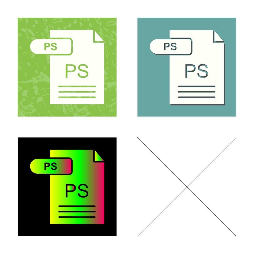 PS Vector Icon