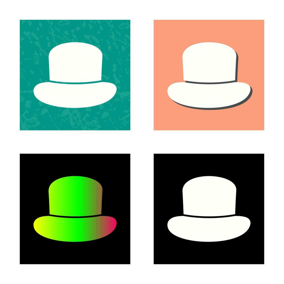 icono de vector de sombrero