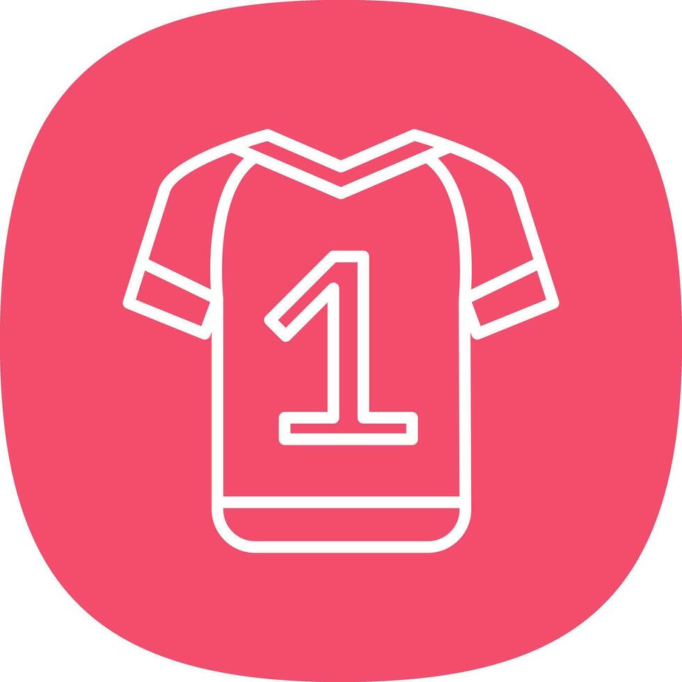 Soccer jersey Vector Icon Design