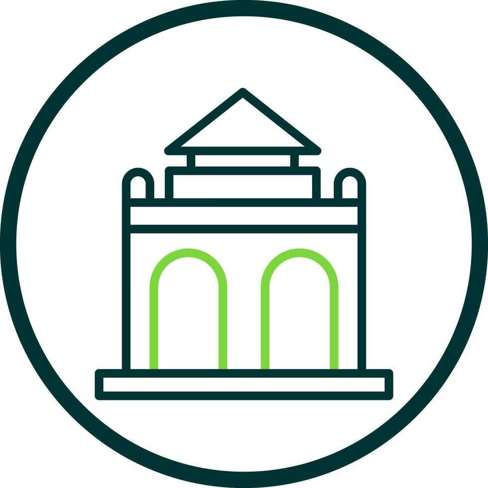 Parc du cinquantenaire Vector Icon Design