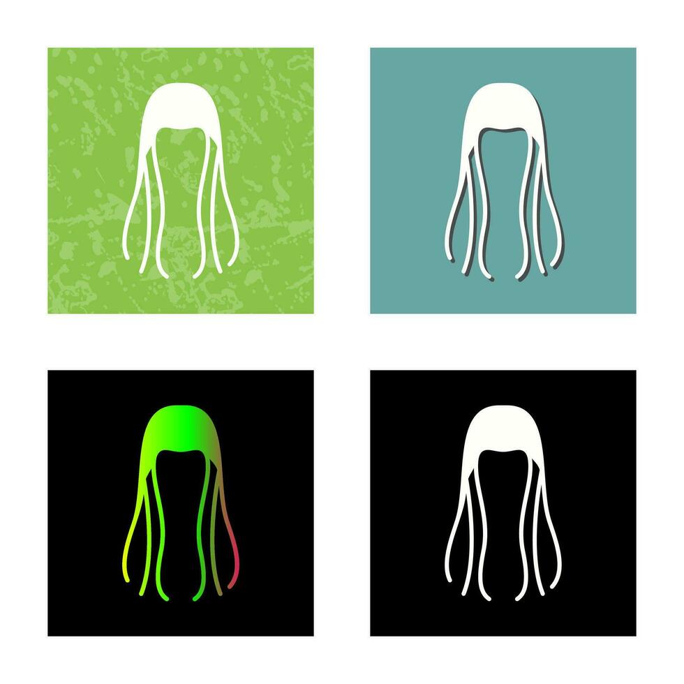 icono de vector de cabello