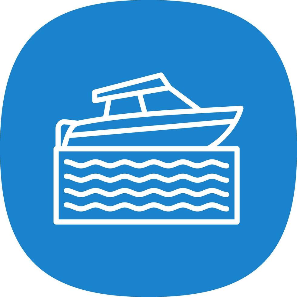 Speed boat Vector Icon Design