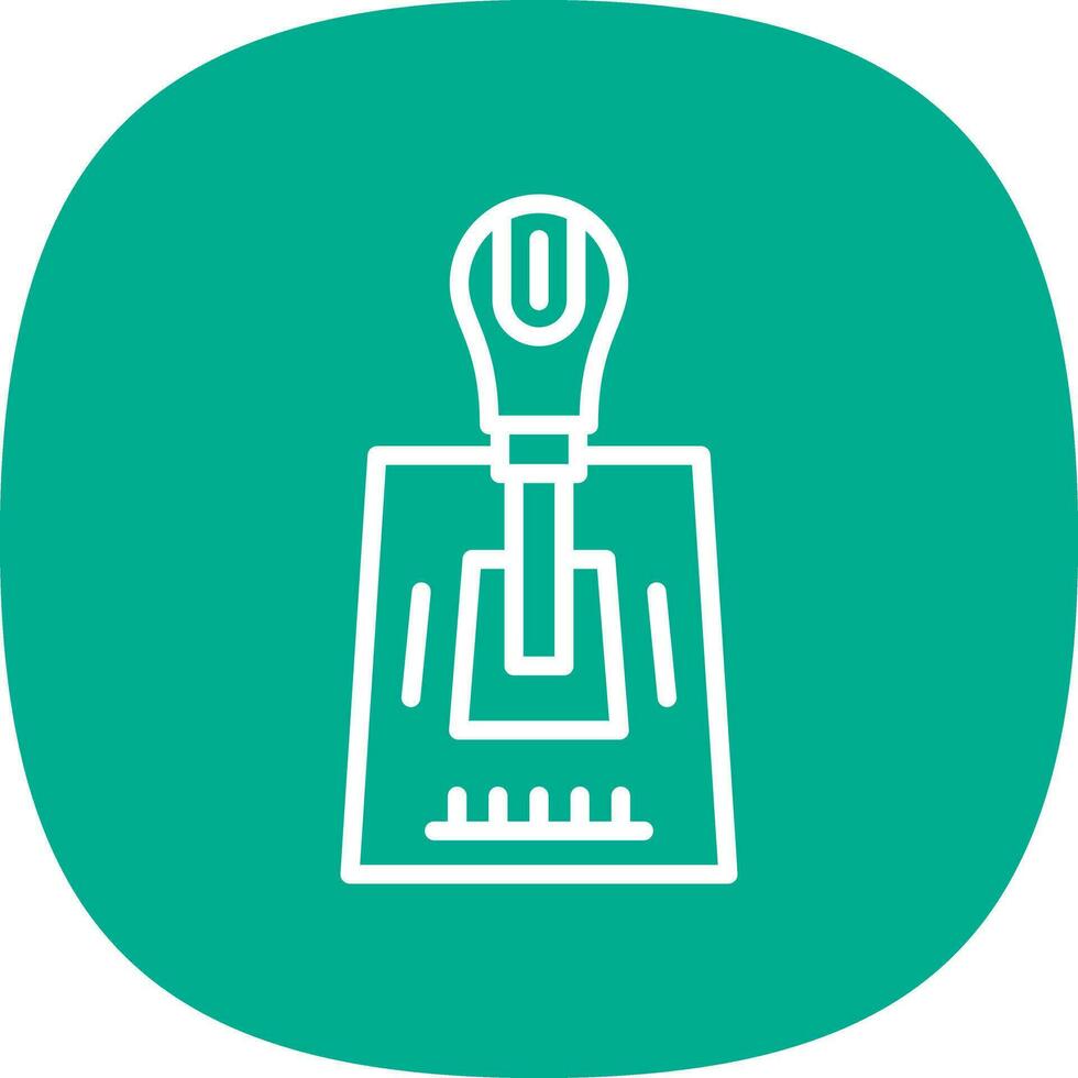 Gearshift Vector Icon Design
