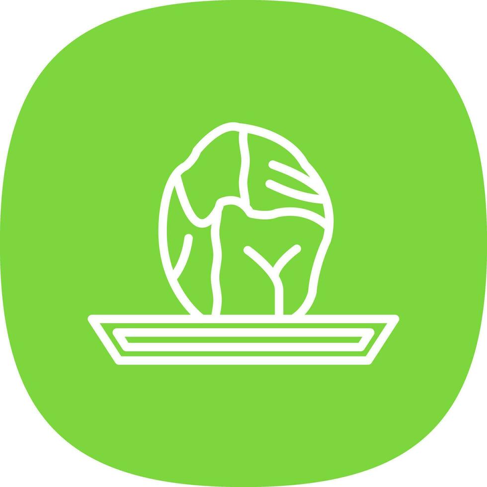 Brussels sprouts Vector Icon Design