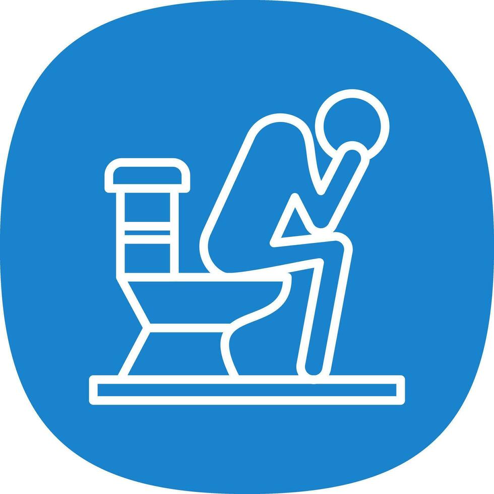 Diarrhea Vector Icon Design