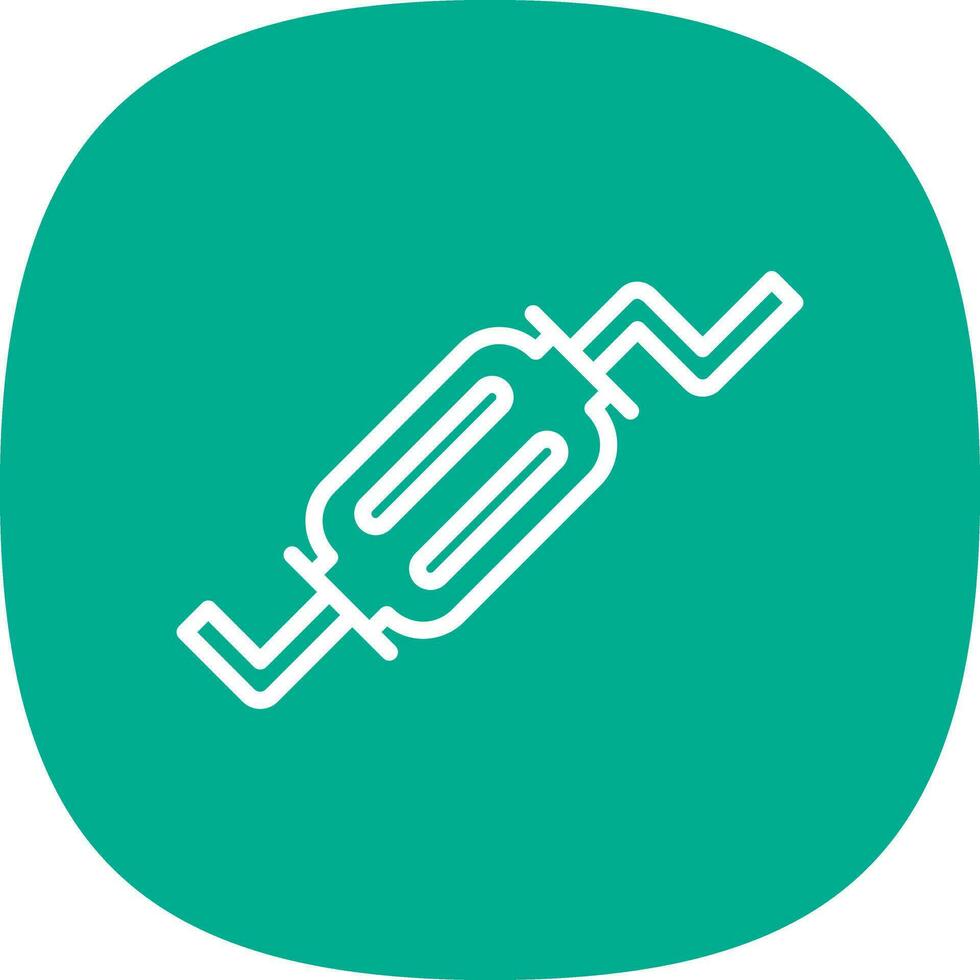 Exhaust pipe Vector Icon Design