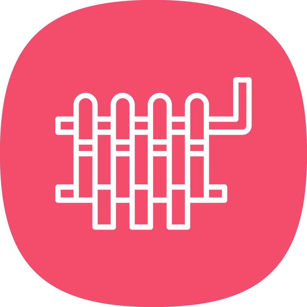 Radiator Vector Icon Design