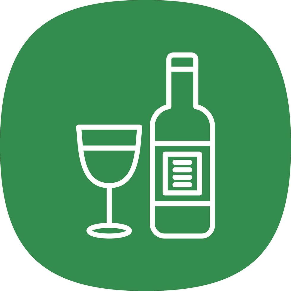 diseño de icono de vector de vino