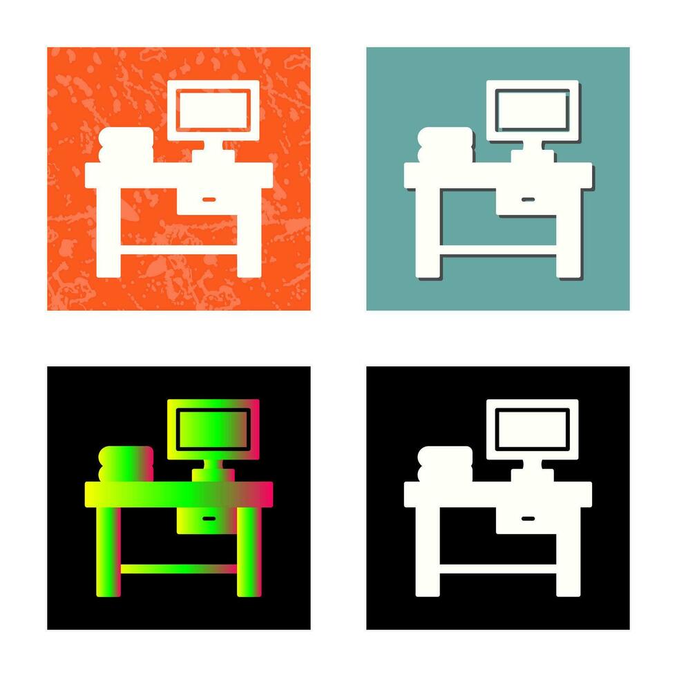 icono de vector de mesa