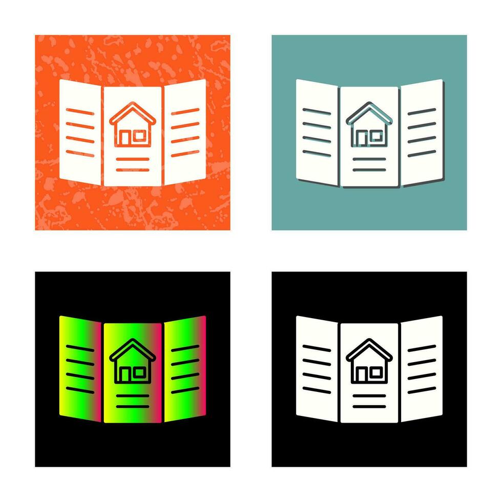 Brochure Vector Icon