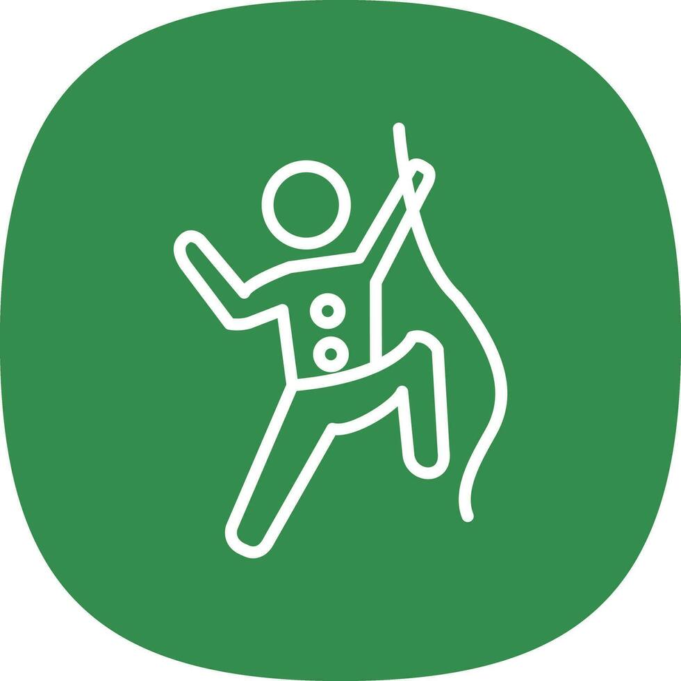 Climbing Vector Icon Design