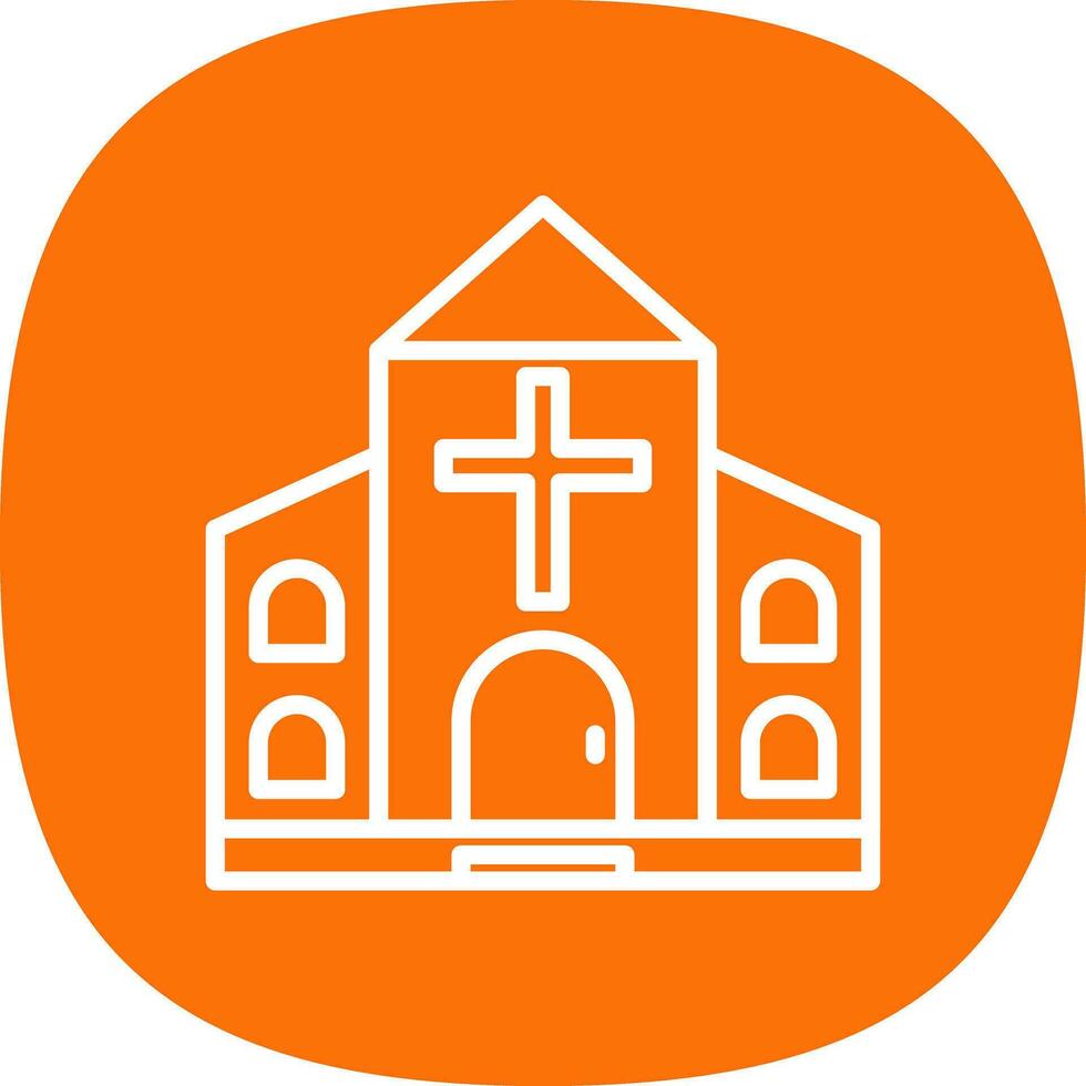 Church Vector Icon Design