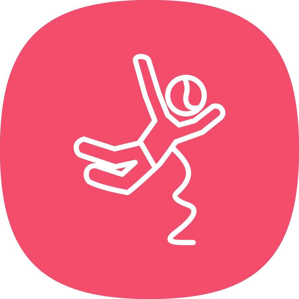 Base jumping Vector Icon Design