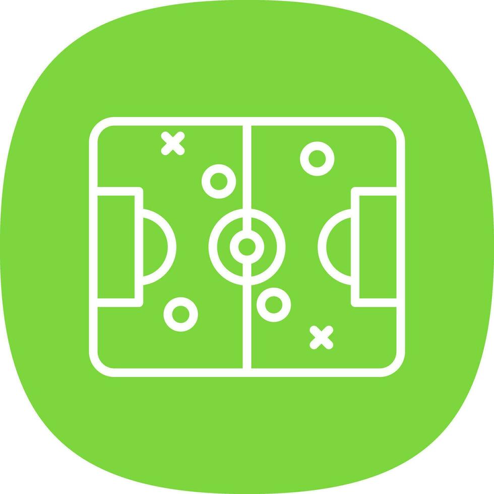 Football field Vector Icon Design